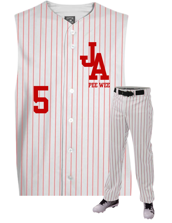 2024 JA Pee Wee Baseball Uniform Vest only