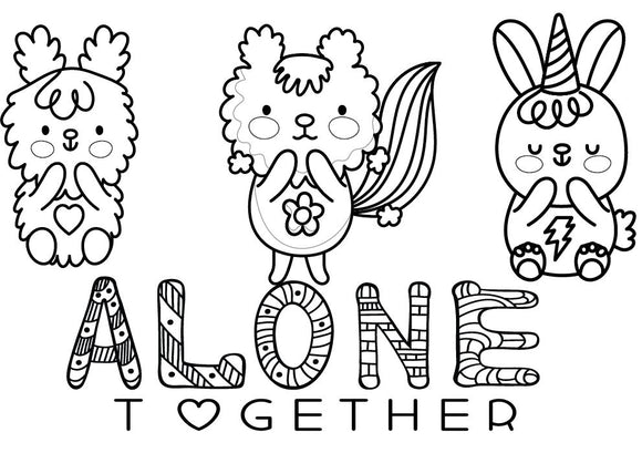 Doodle Tee -Alone Together