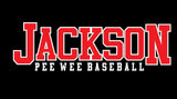 2023 JA Pee Wee Baseball Black Jersey