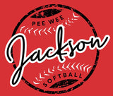 Cotton T-Shirt- JA PEE WEE Softball
